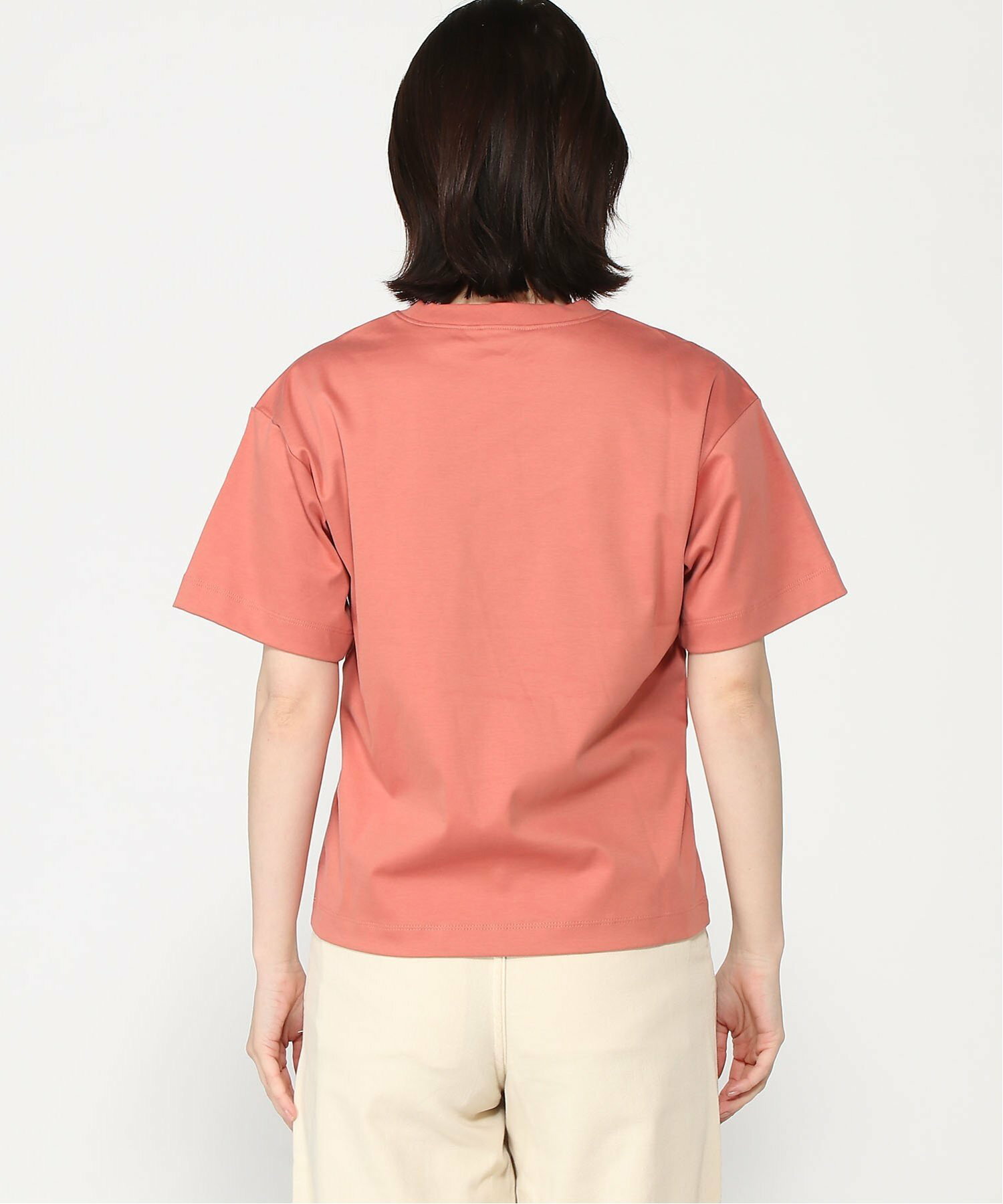 (W)BANANA REPUBLIC FACTORY STORE　　コットンサテン オーバーサイズTシャツ